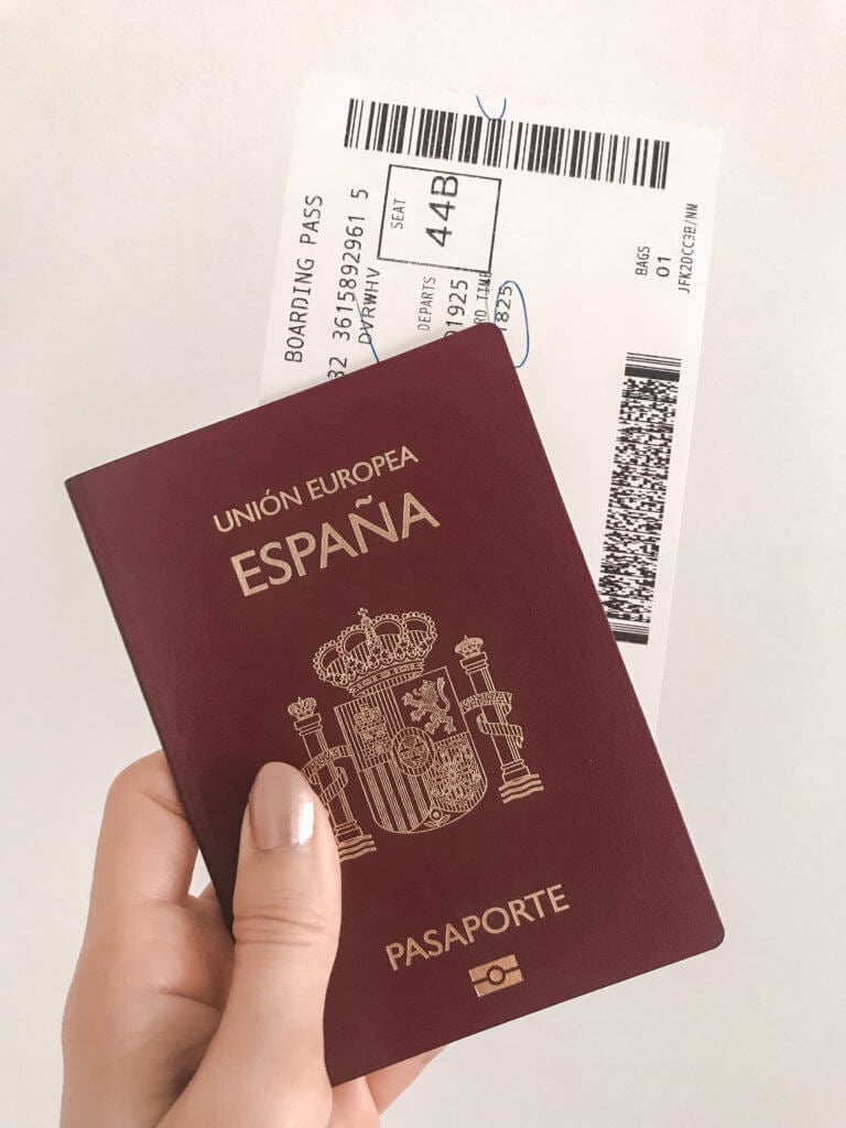 travelling to spain with 3 months left on passport