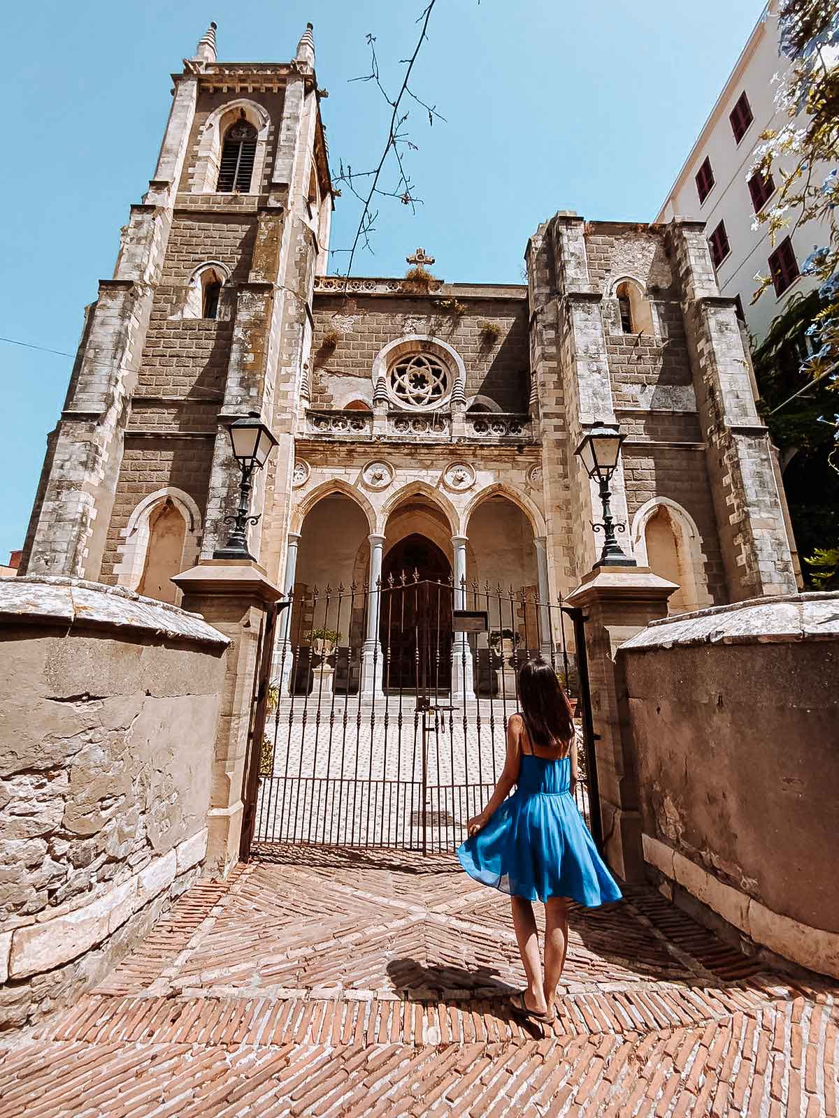 Sacred church in gibraltar.