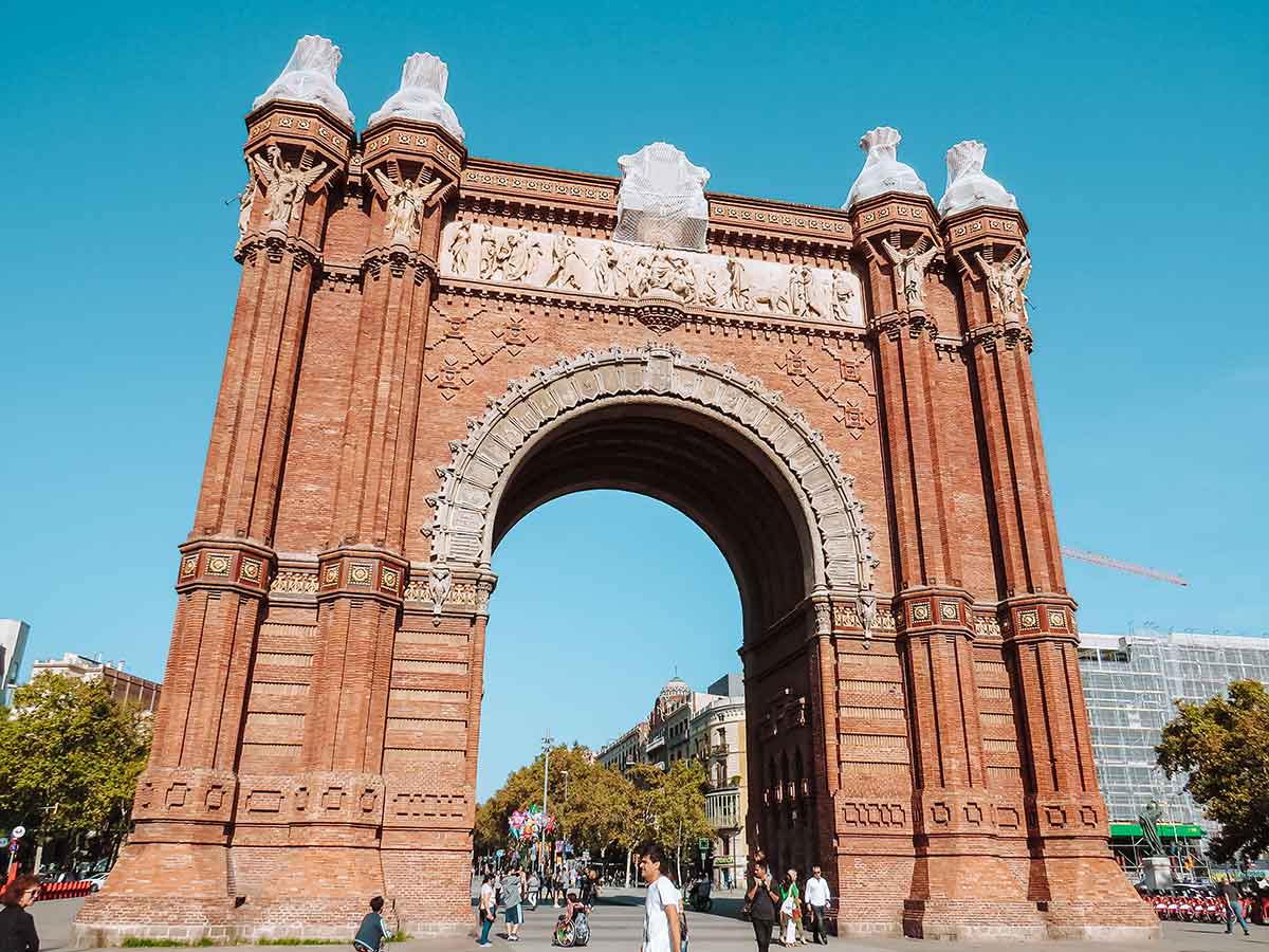 26 Most Instagrammable Places in Barcelona 2 Arc de triomf in Barcelona, Spain.