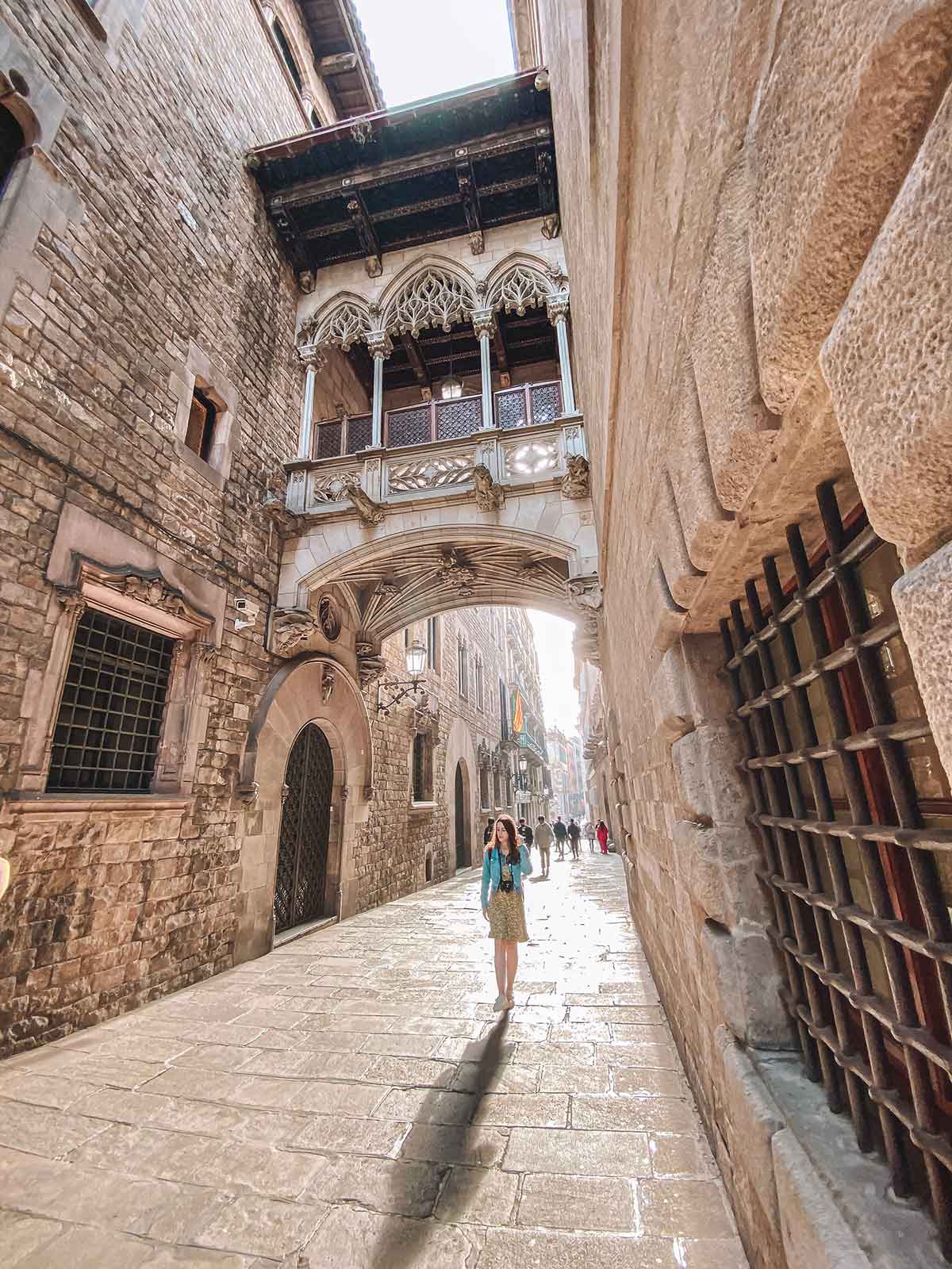 26 Most Instagrammable Places in Barcelona 19 Pont del bisbe in barcelona