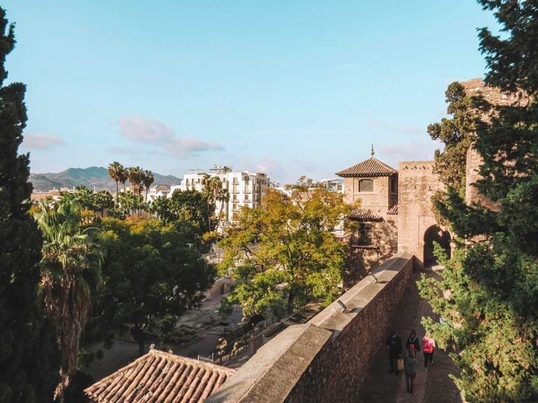 alcazaba de malaga, spain