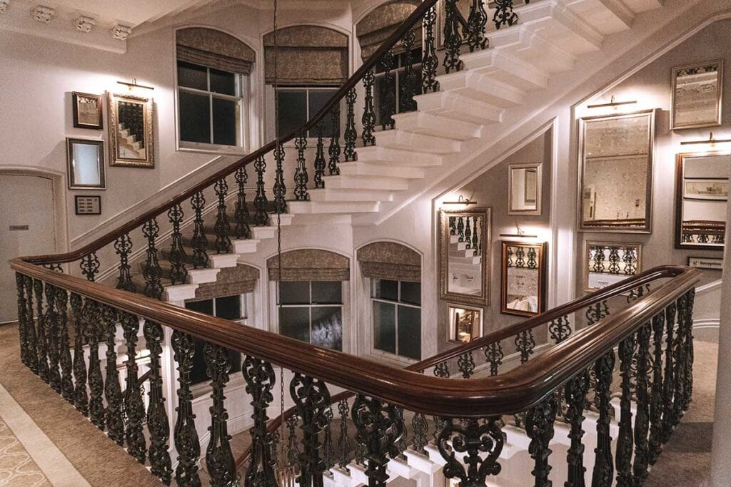 stairs at the principal