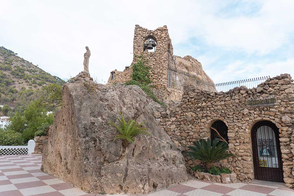 Ermita de la virgen church in mijas pueblo.