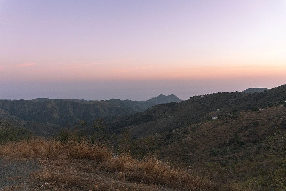22 Best Free Things To Do In Malaga Suggested By A Local 20 Sunset from a viewpoint near comares.