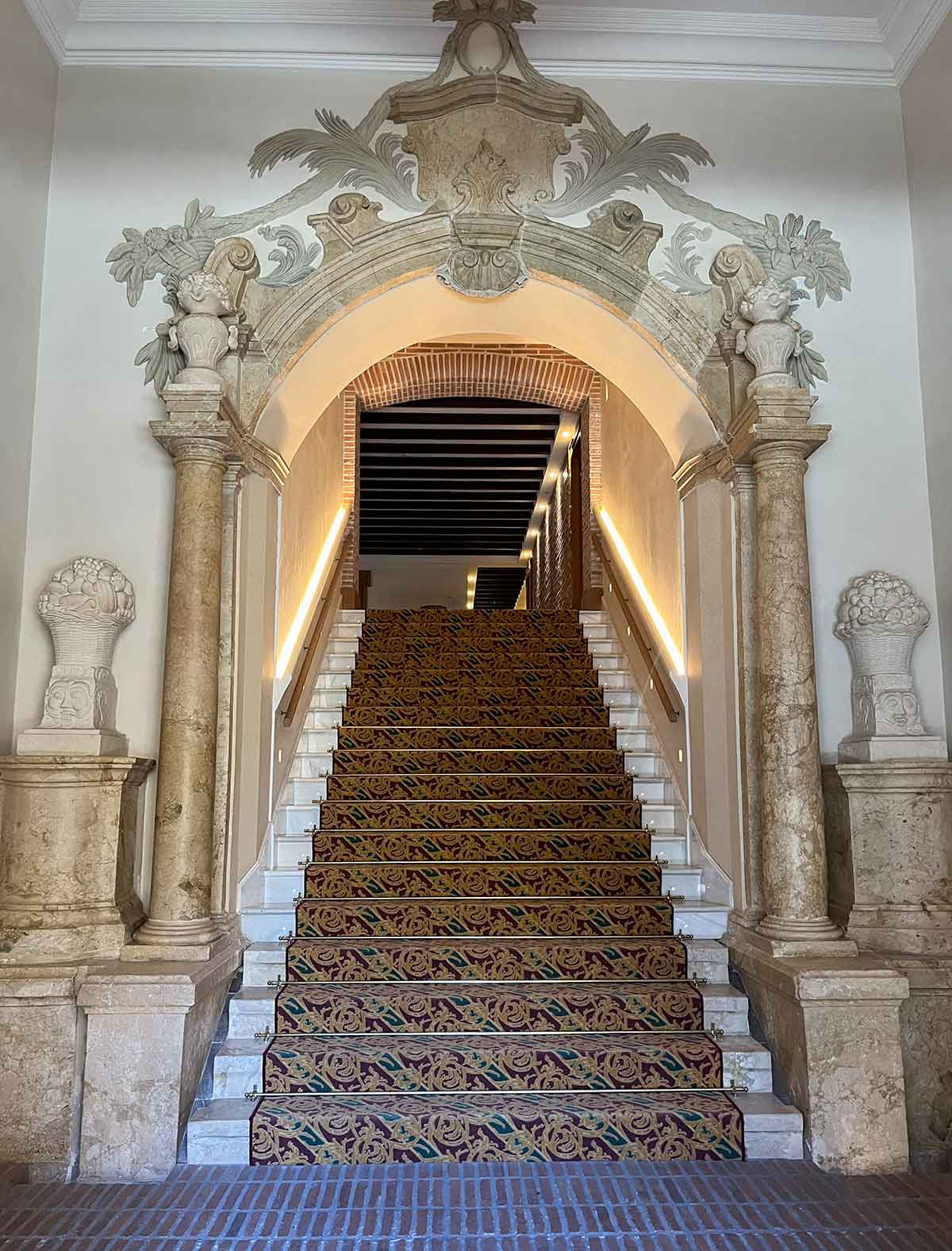 12 Best Boutique Hotels in Malaga For Every Traveller 8 Entrance at Palacio Solecio Hotel in Malaga.