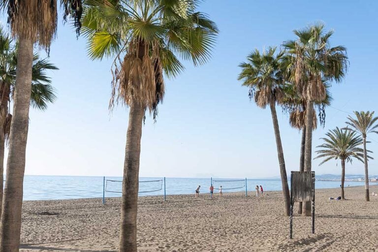 beach in Estepona, Spain