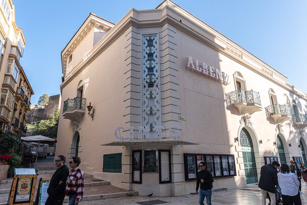 Albeniz cinema in malaga spain.