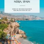 A beautiful beach in Nerja, Spain