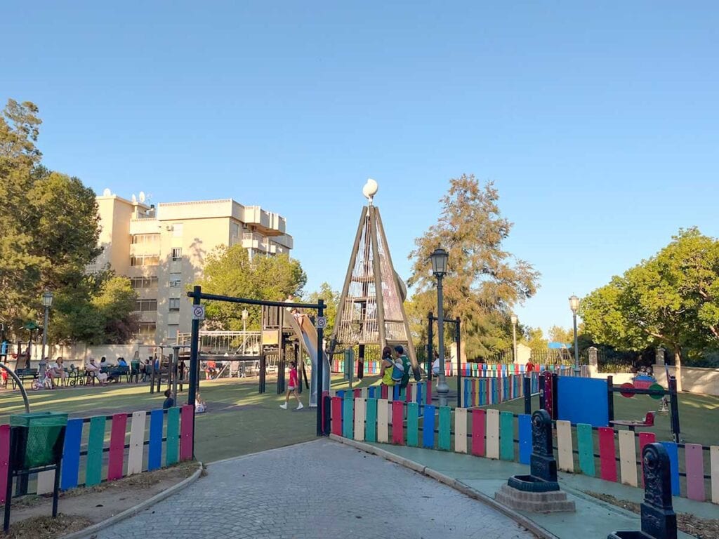 Playground in Battery Park, Torremolinos.