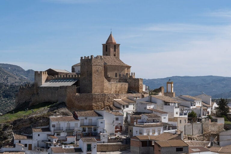 A view of Iznajar town, Cordoba