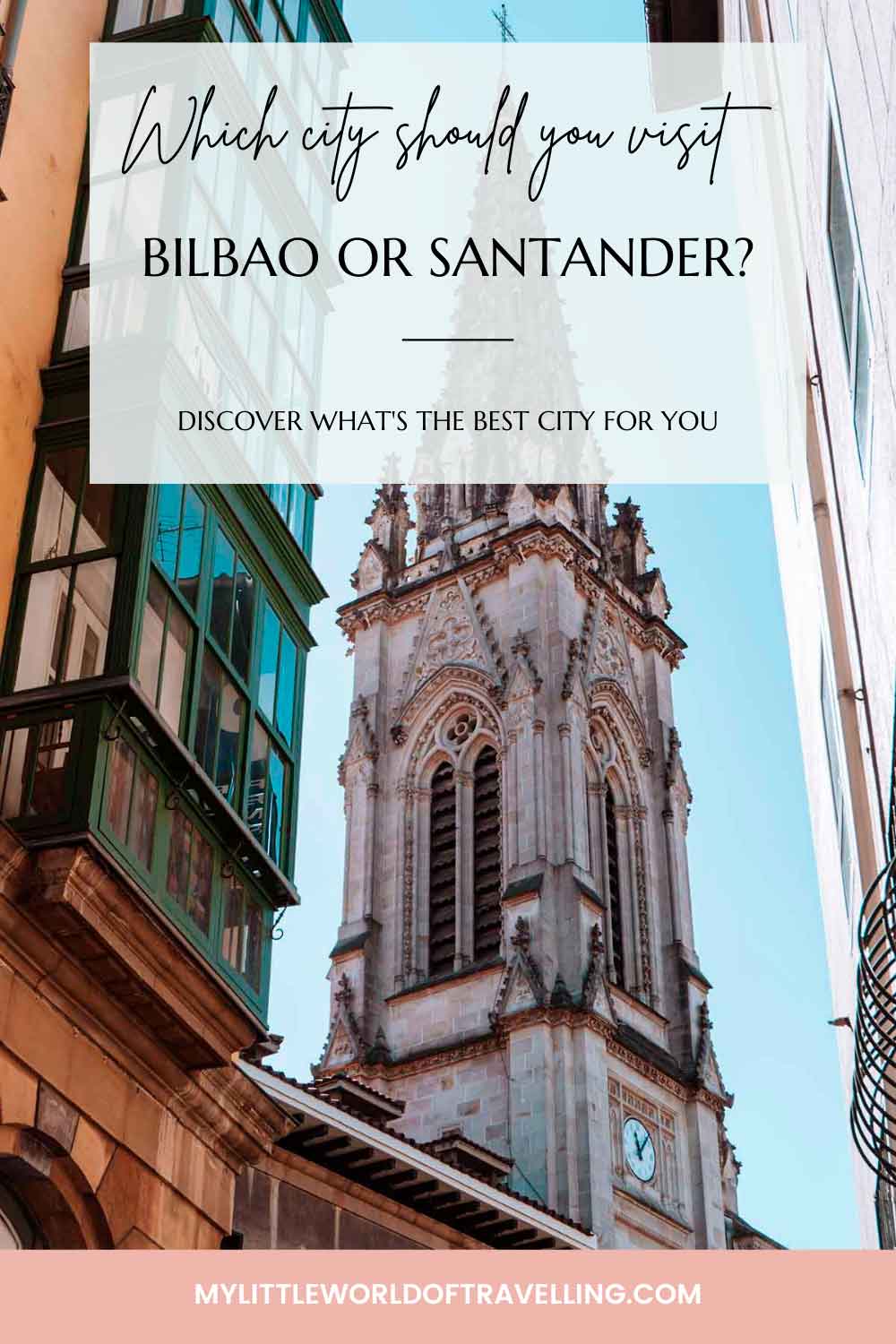Pin that reads Bilbao or Santander, which city is best
