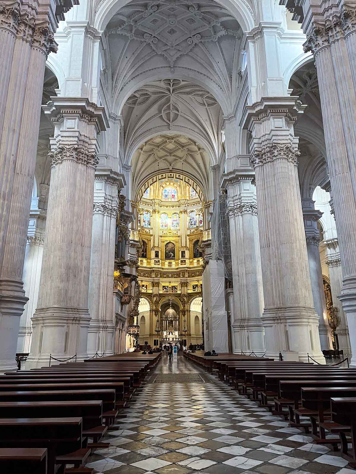 Granada Cathedral altar.