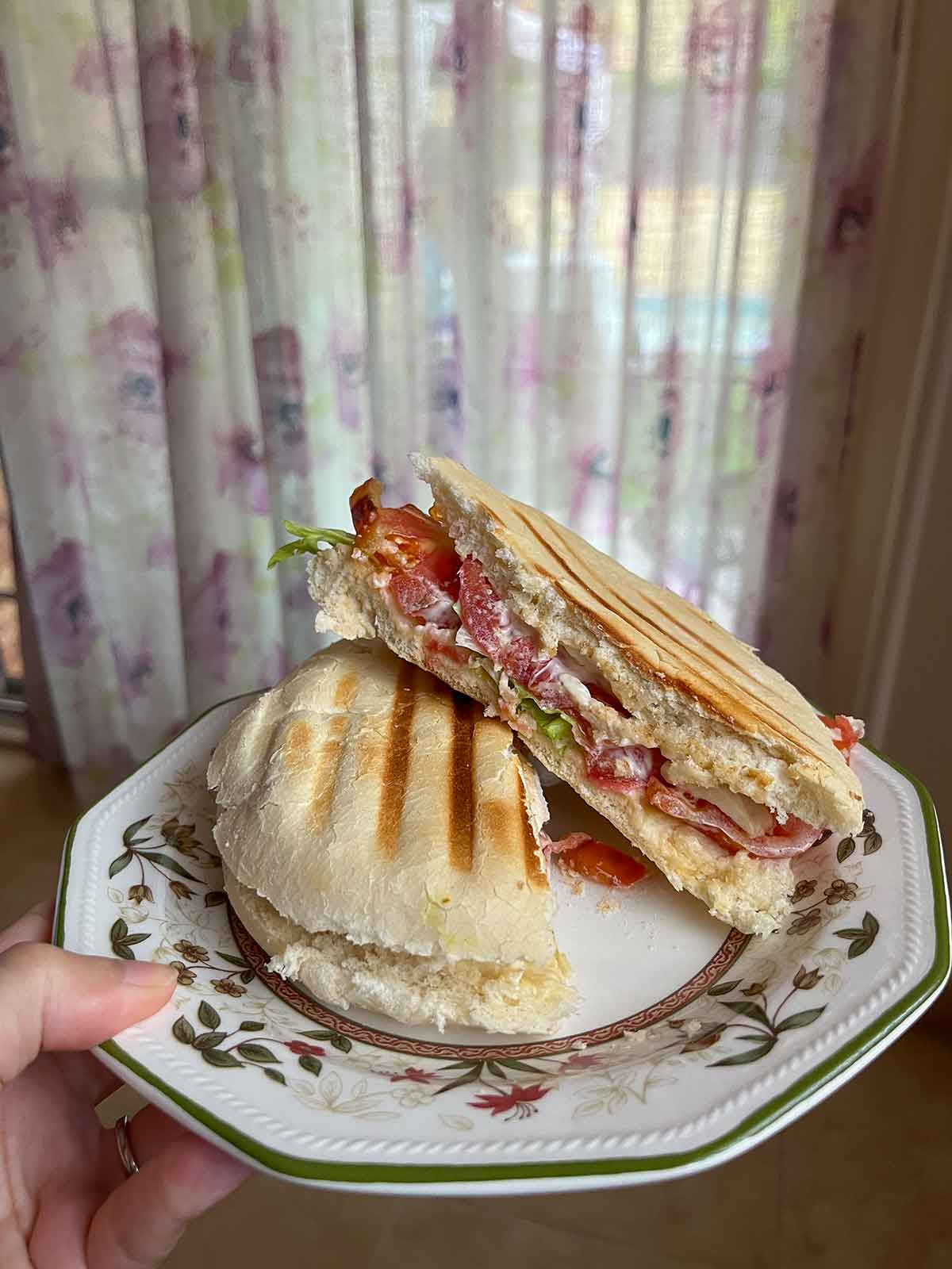 What to Eat in Malaga (Food Guide by a Local) 9 A close up photo of a traditional sandwich in Malaga, Spain.