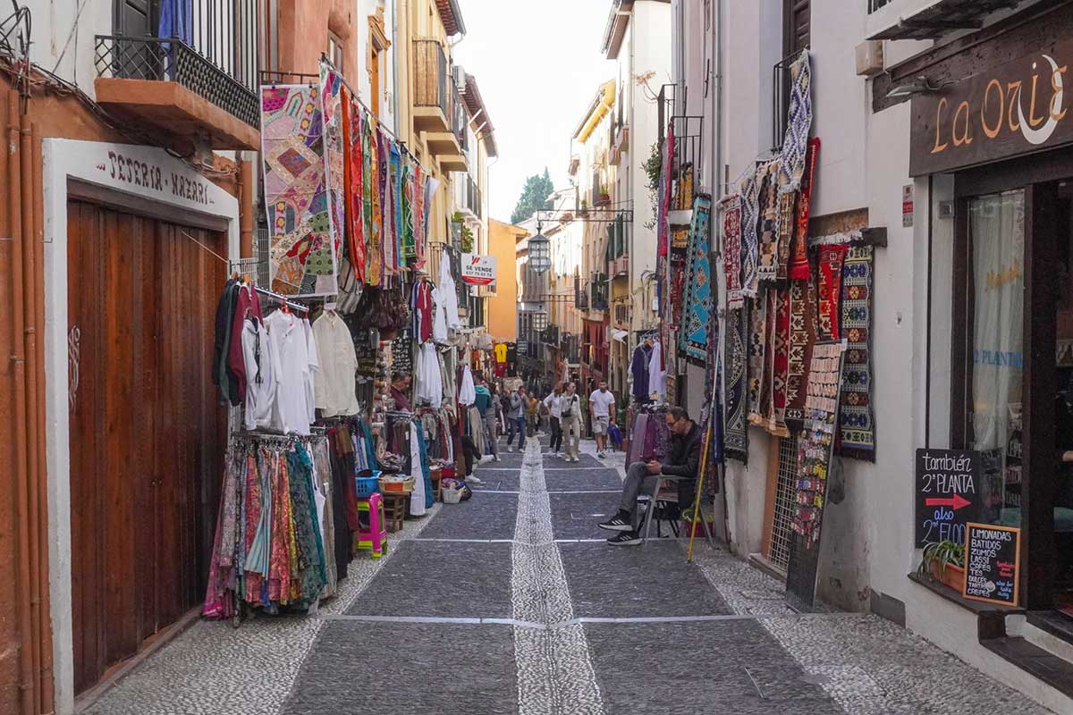 Albaicin neigbhourhood in Granada, Southern Spain.