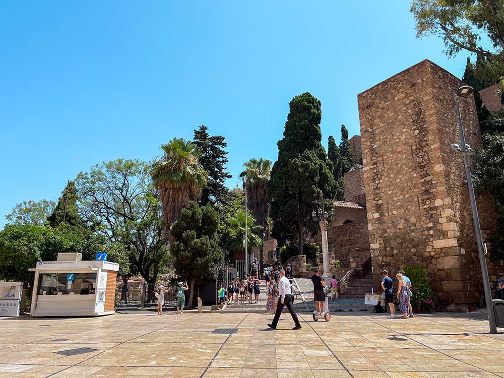The Ultimate Guide to Exploring Alcazaba de Malaga 12 A photo of the Alcazaba de Malaga fortress palace entrance