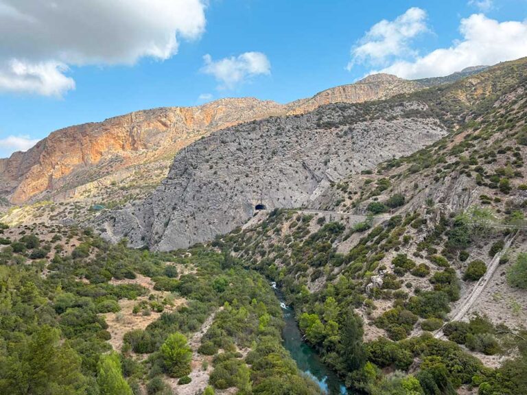 Mountain view from Caminito del Rey, Spain