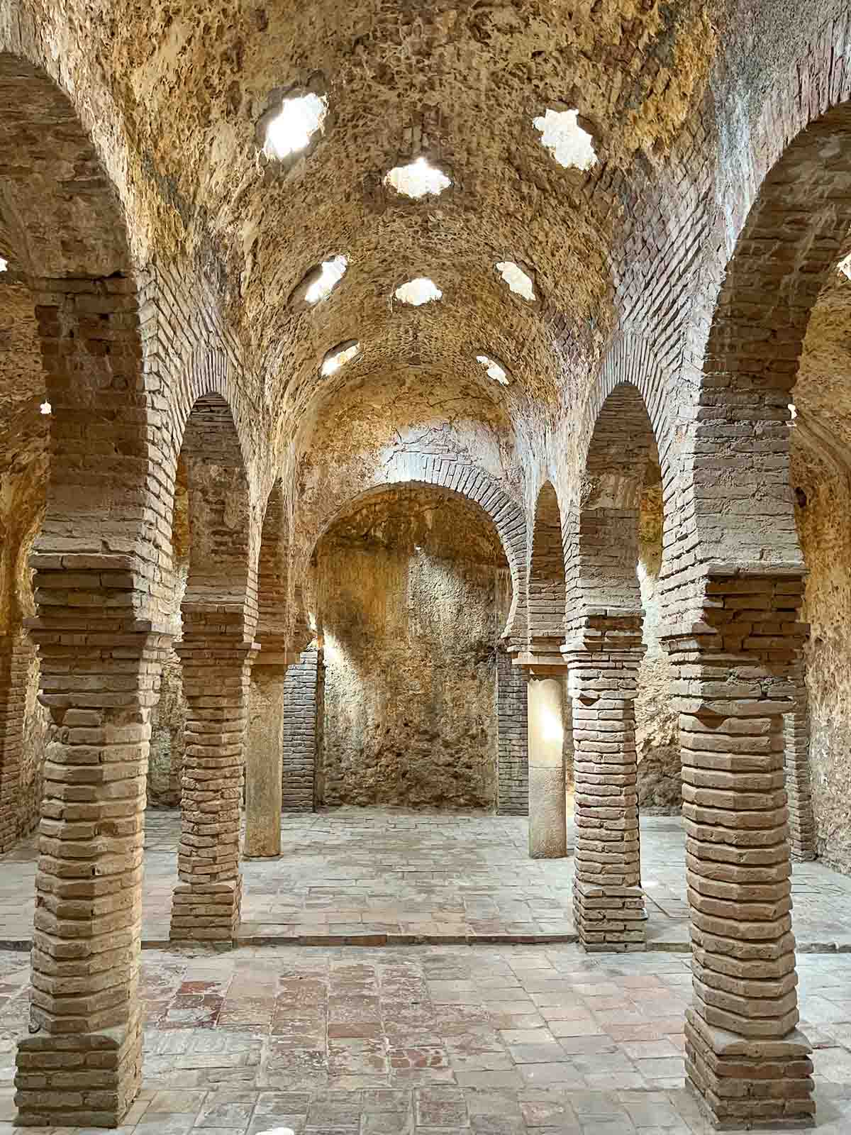 How to Spend Two Days in Ronda (Detailed Itinerary) 20 The interior of the Arab Baths in Ronda, Spain.