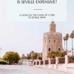 Pinterest pin that reads is seville expensive?