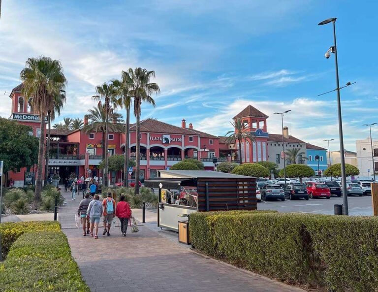 Plaza Mayor shopping centre in Malaga, Spain.