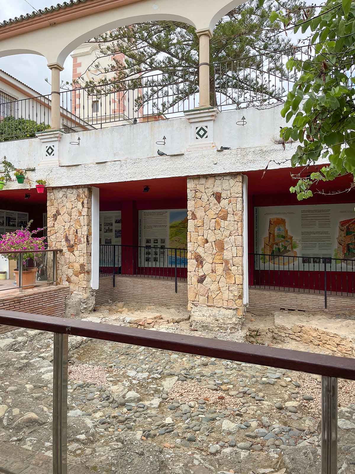 Ruins in the surroundings of Estepona castle.