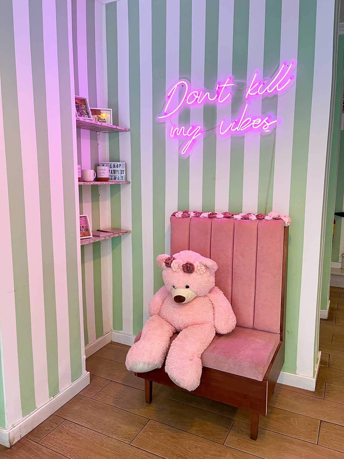 Teddy bear at Caramello Salato.