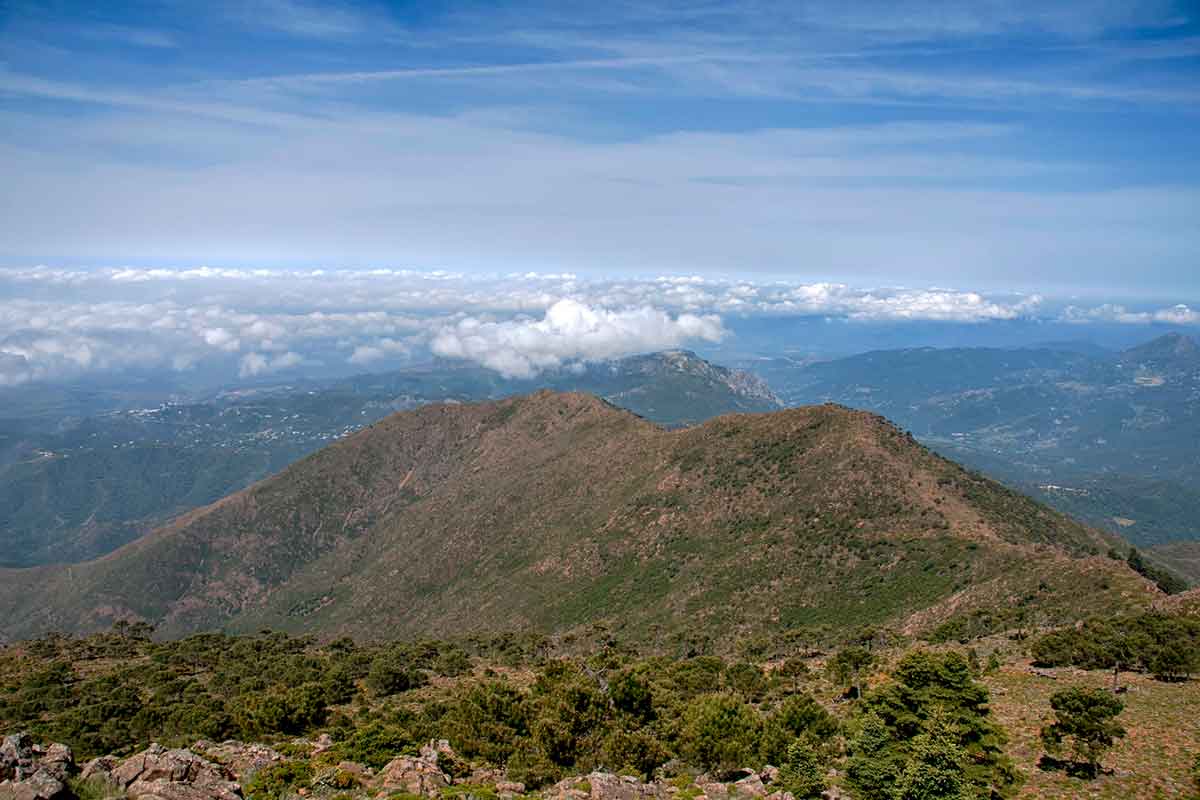 A view of Sierra Bermeja in Estepona.