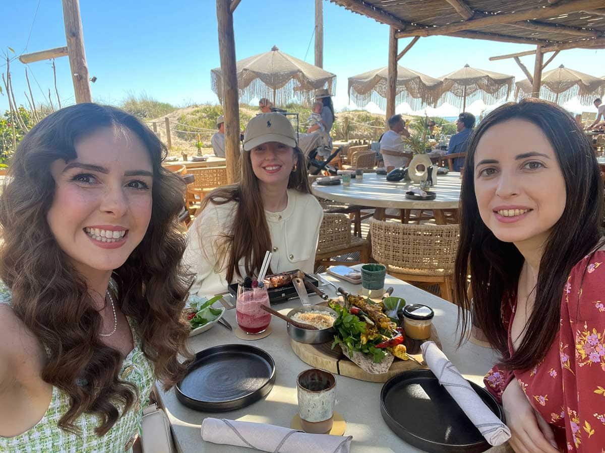 13 Best Beach Clubs in Marbella (A Local's Favourites) 7 Lunch at Dune Beach Marbella, Spain.