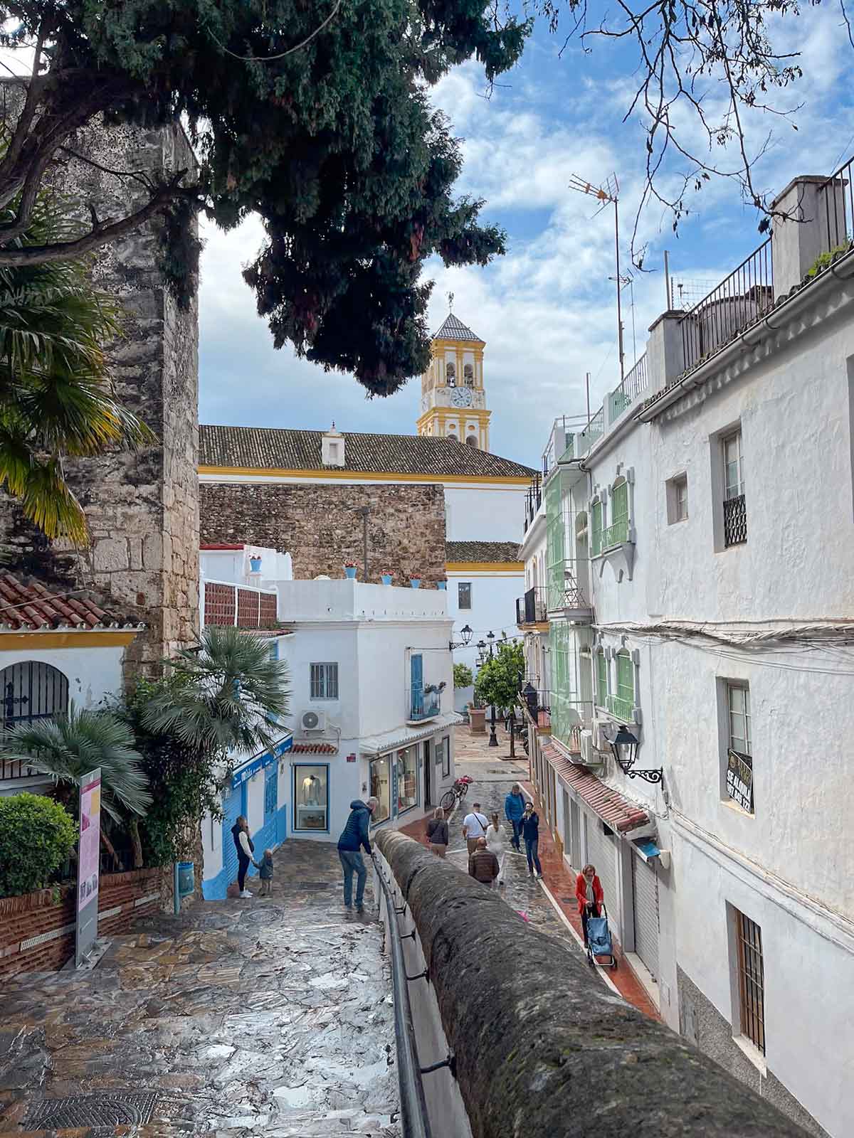 What to Do in Marbella When it Rains (13 Top Activities!) 16 Marbella old town on a rainy day.