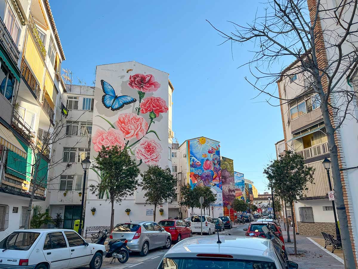 Paseo de los Murales in Fuengirola, Spain.