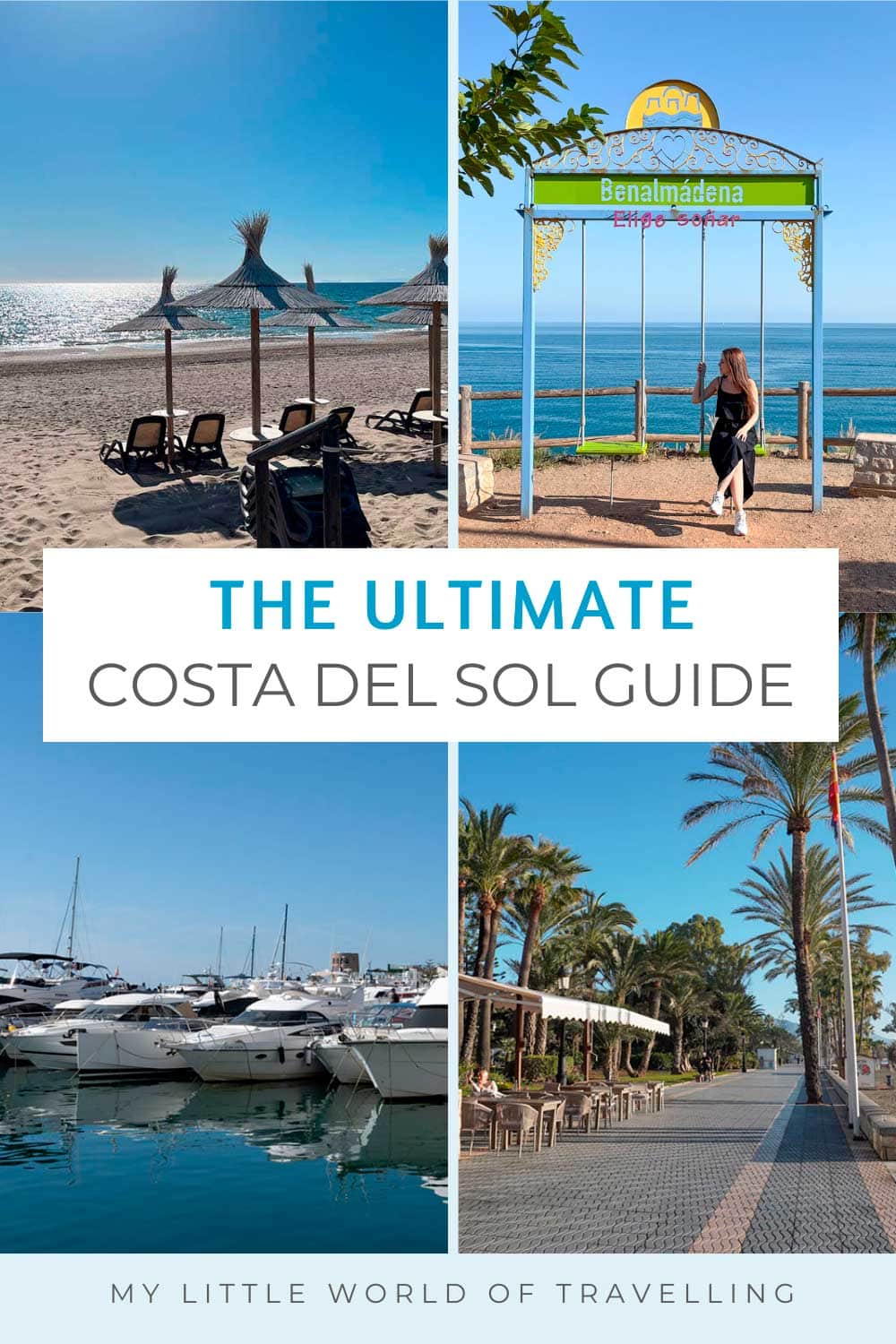 Pinterest pin for an article about where is costa del sol.