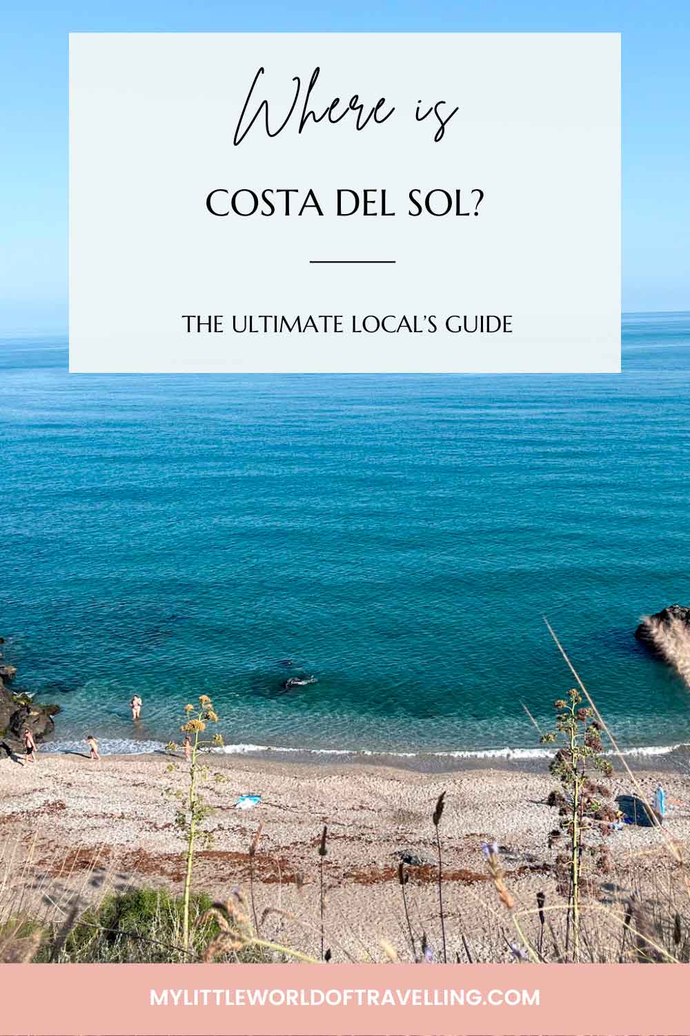 Pinterest pin that reads Costa del Sol guide.