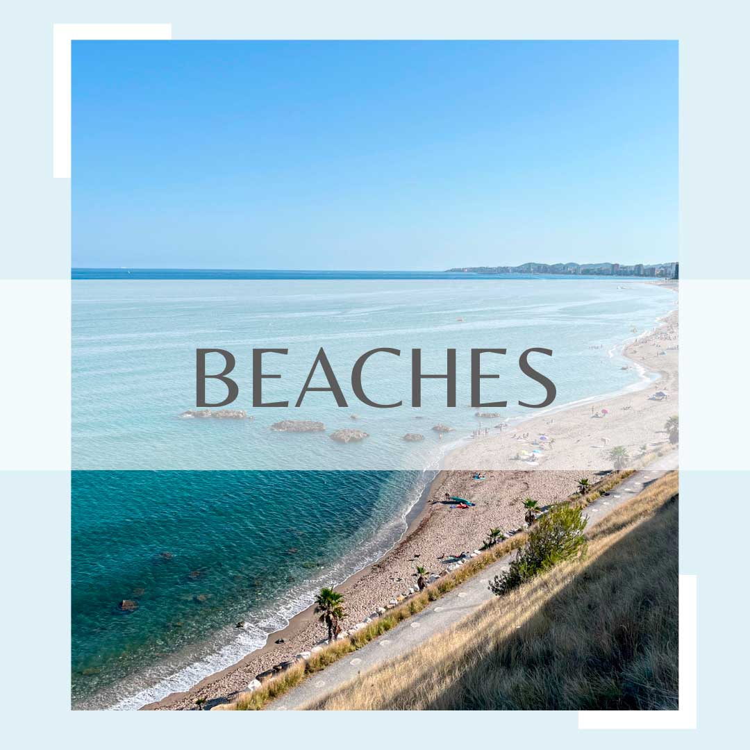 Button for beaches in Benalmadena.