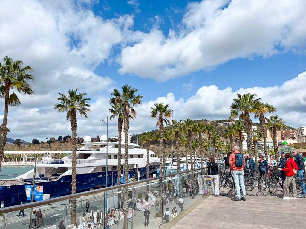 Pedregalejo: Malaga's Traditional Fishing Neighbourhood 8 Bike tour in Malaga port.
