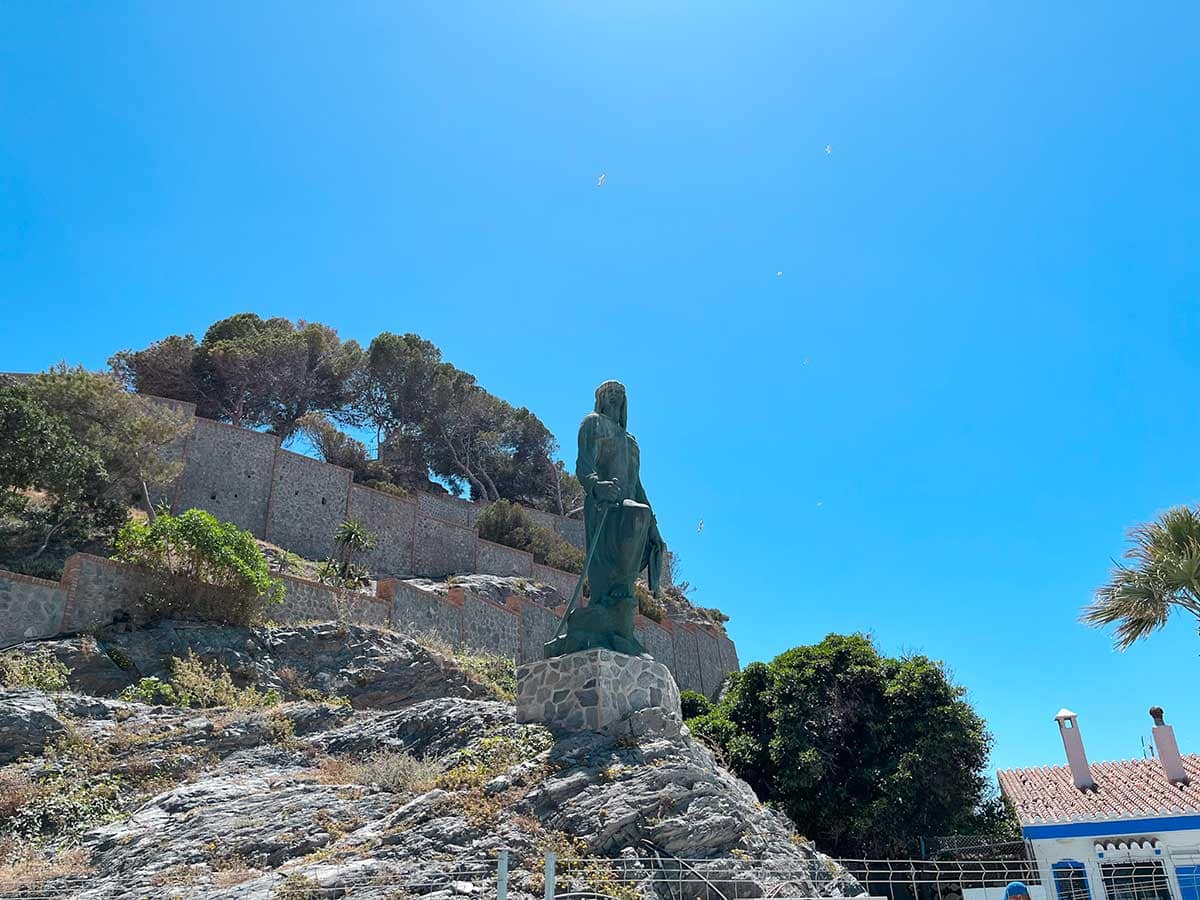 Peñon del Santo in Almuñecar, Granada.
