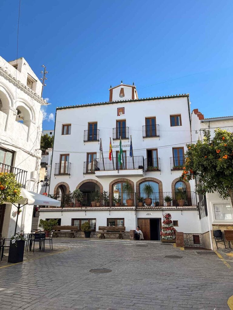 Town hall in Canillas de Aceituno, Malaga.