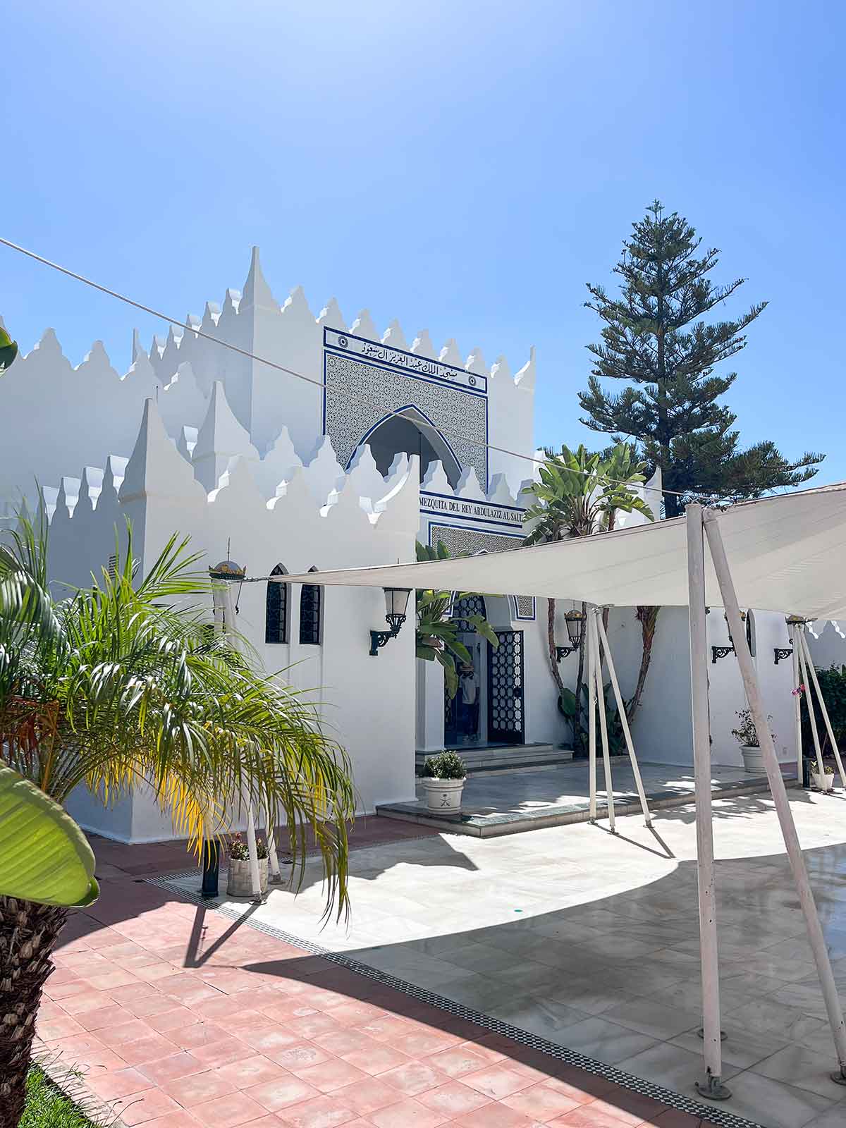 King Abdul Aziz Mosque in Marbella, Spain.