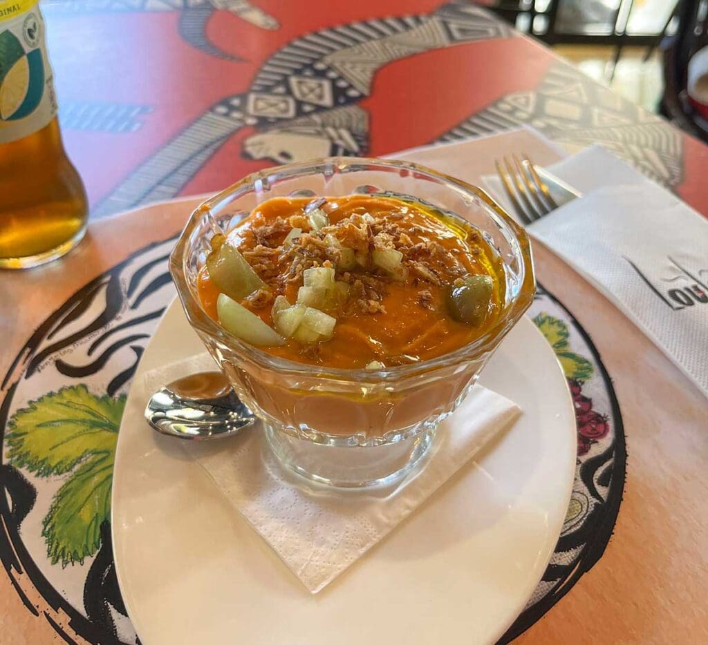 What to Eat in Malaga (Food Guide by a Local) 4 Porra Antequerana, a thick soup made with tomatoes.