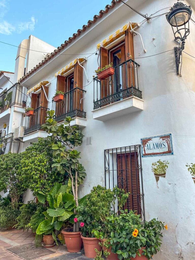 A photo of Calle Alamos in Benalmadena Pueblo, Spain.