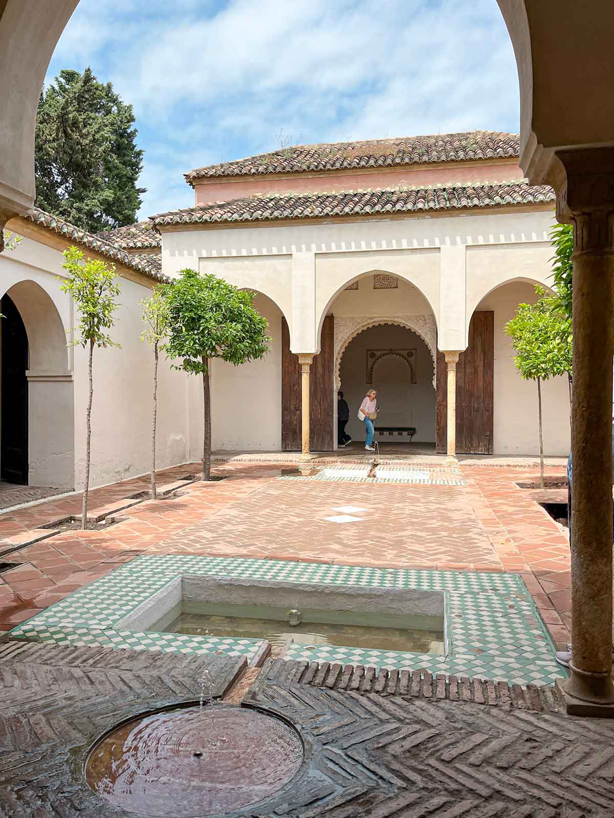 The Ultimate Guide to Exploring Alcazaba de Malaga 8 A courtyard inside the Alcazaba of Malaga.
