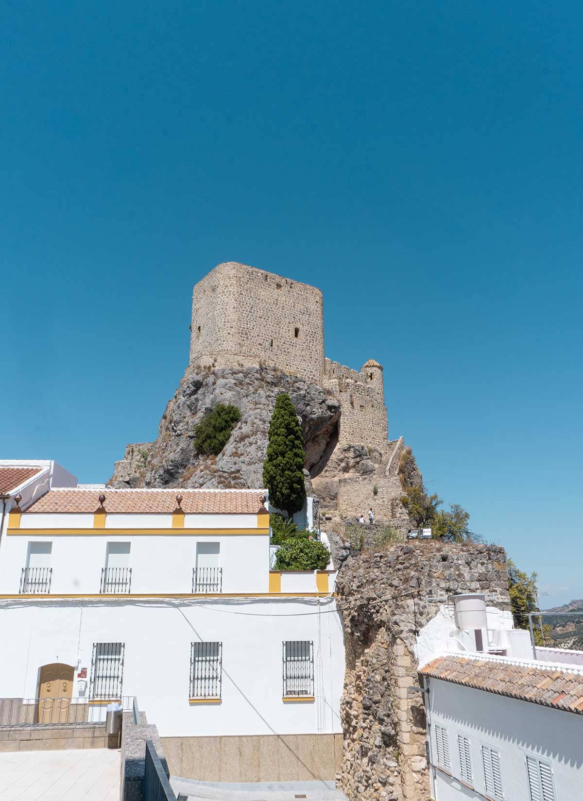 The tower of Olvera Castle.