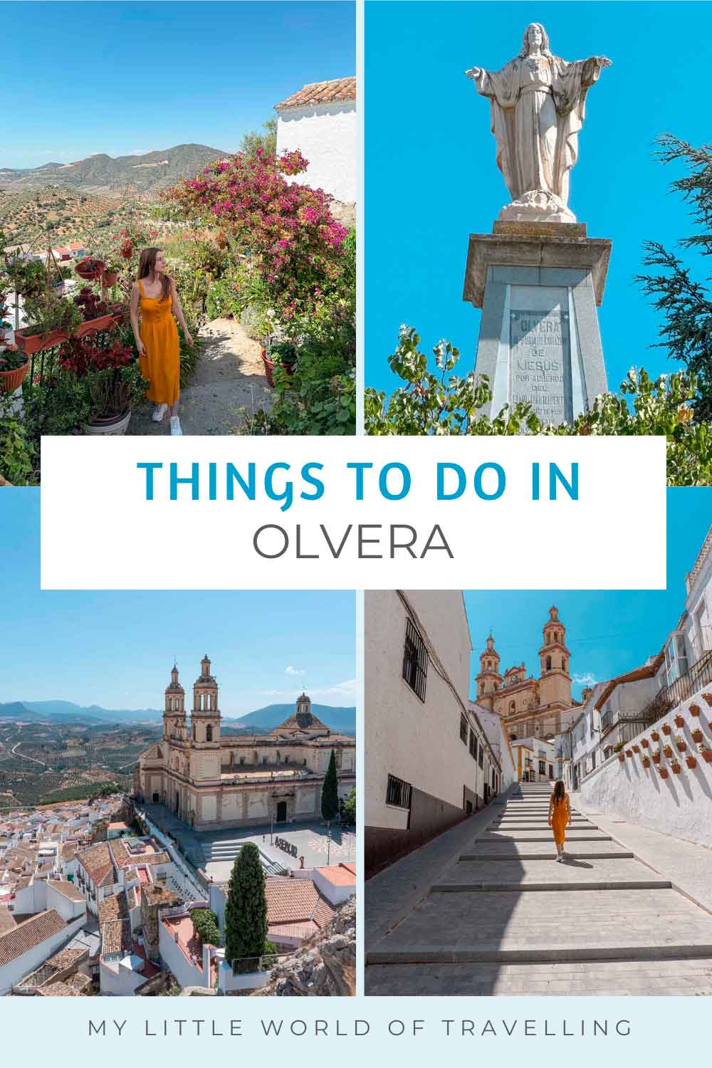 Pinterest pin that reads things to do in Olvera.