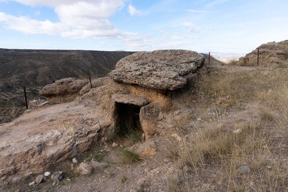 A dolmen near Gorafe, Granada.