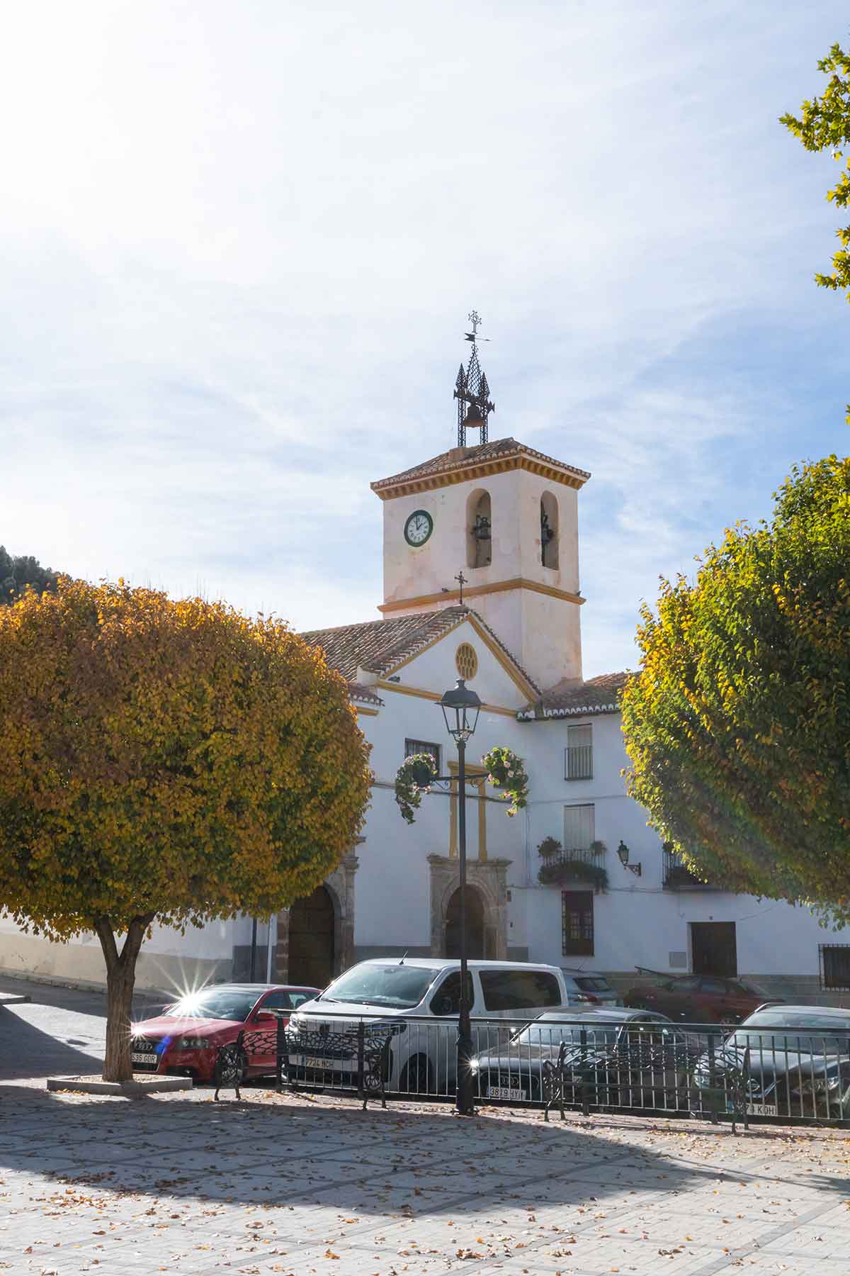 Main church in the town of Gor, Granada, Spain.