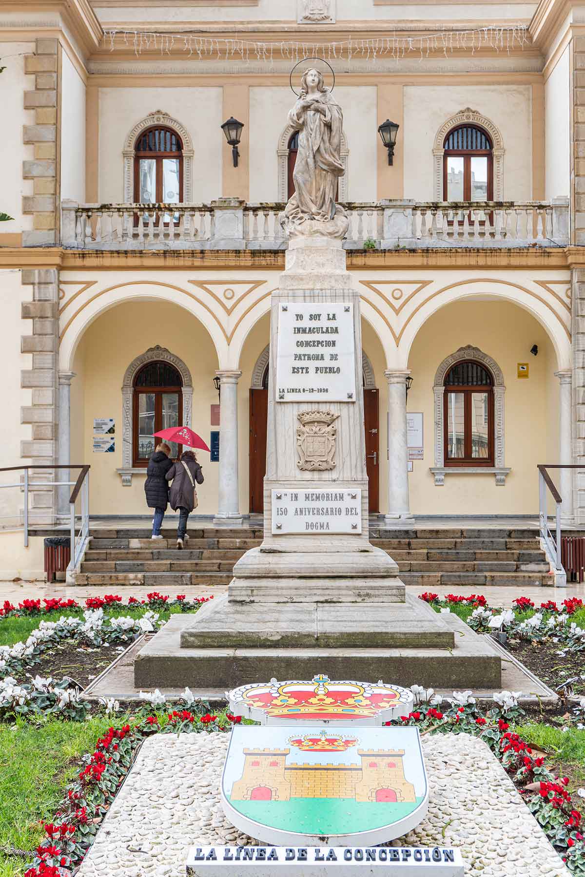Cruz Herrera Museum gardens in La Linea de la Concepcion, Cadiz, Spain.