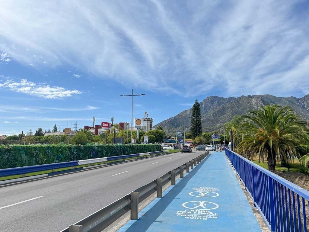 Walk to Marbella bus station.
