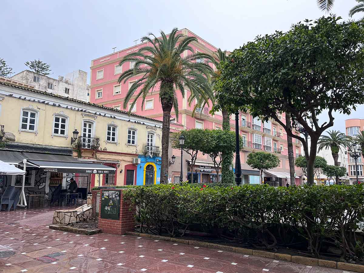 A square in La Linea de la Concepcion in Cadiz.