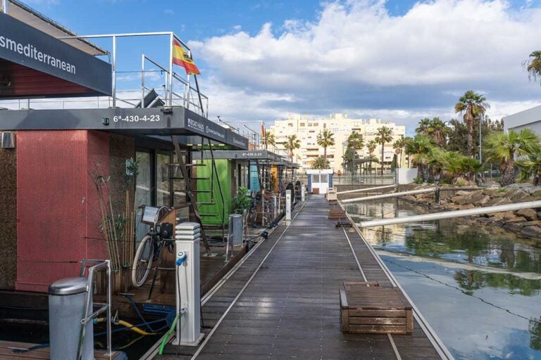 Boat Haus hotel between La Linea and Gibraltar.