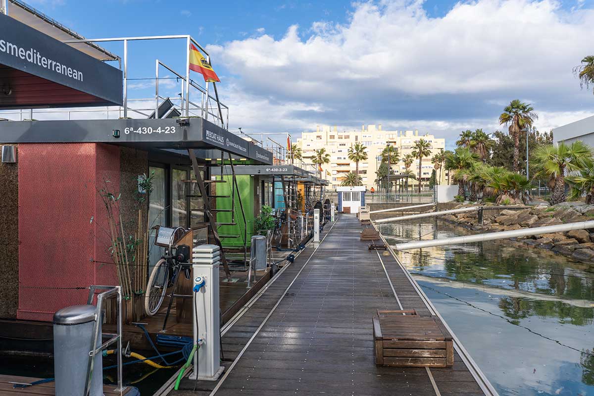 My Review Of Boat Haus, The Floating Hotel in Cadiz 2 Boat Haus hotel between La Linea and Gibraltar.