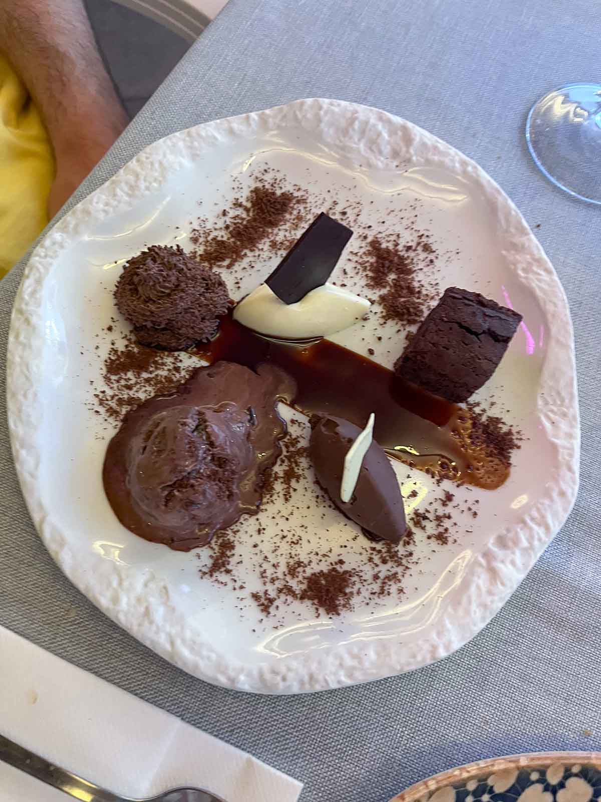 Where to Eat in Estepona (My Top Recommendations) 15 Chocolate dessert at La Bulla Gastrobar, Estepona, Malaga, Spain.
