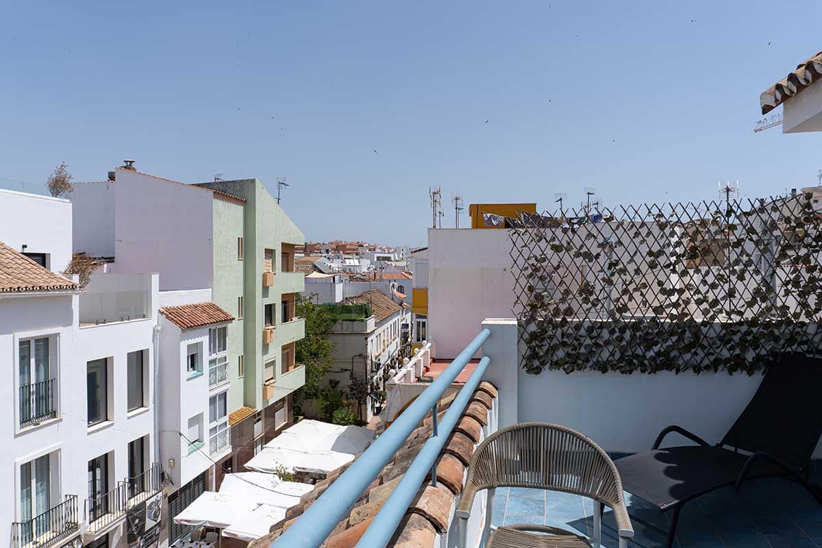 My Review of La Brisa del Mar Hotel, Estepona 7 Terrace at La Brisa del Mar Hotel, Estepona.